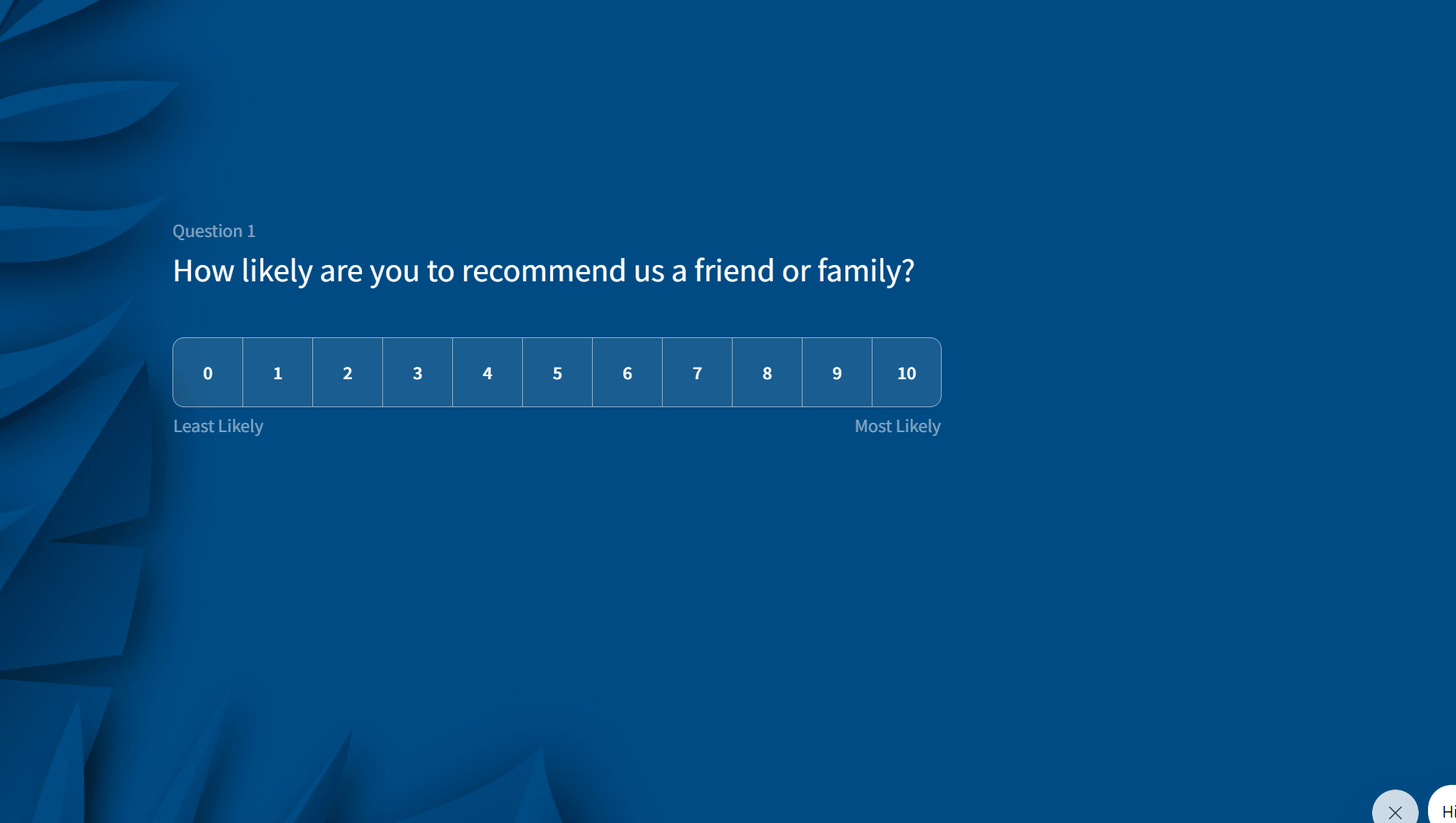  NPS Survey 