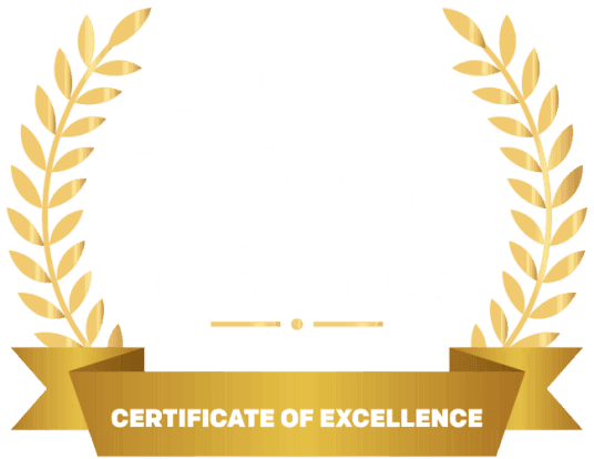 Top 100 HR Professionals Certificate of Excellence