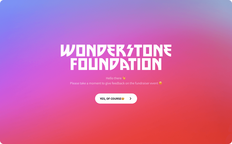 Fundraising Feedback Form Template