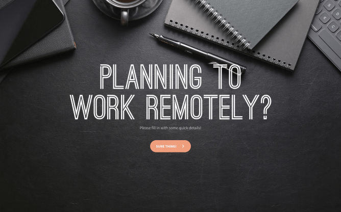 Work From Home Request Form Template