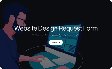 Website Design Request Form Template