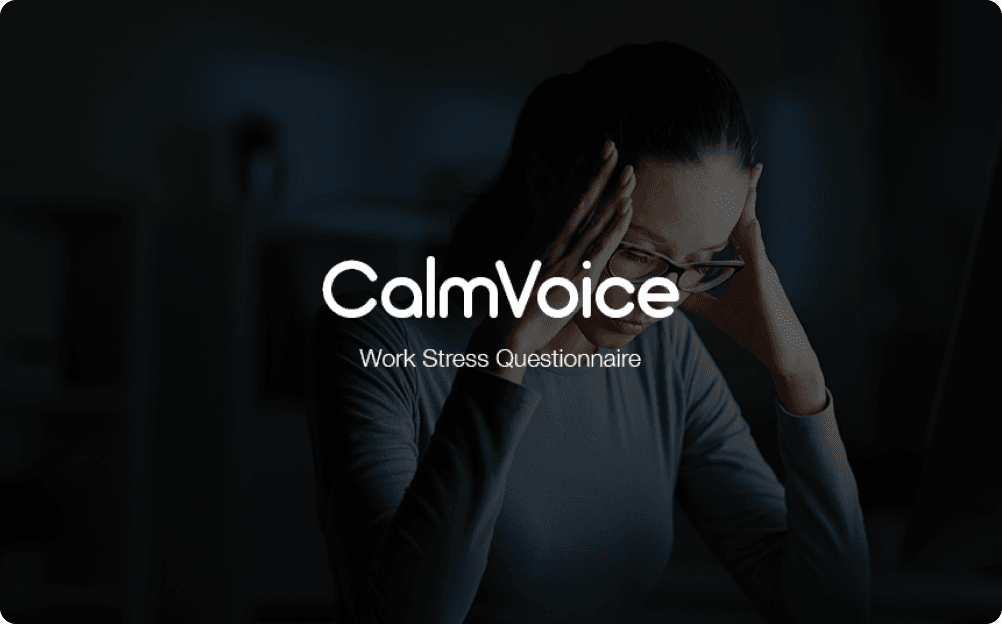 Work Stress Questionnaire Template