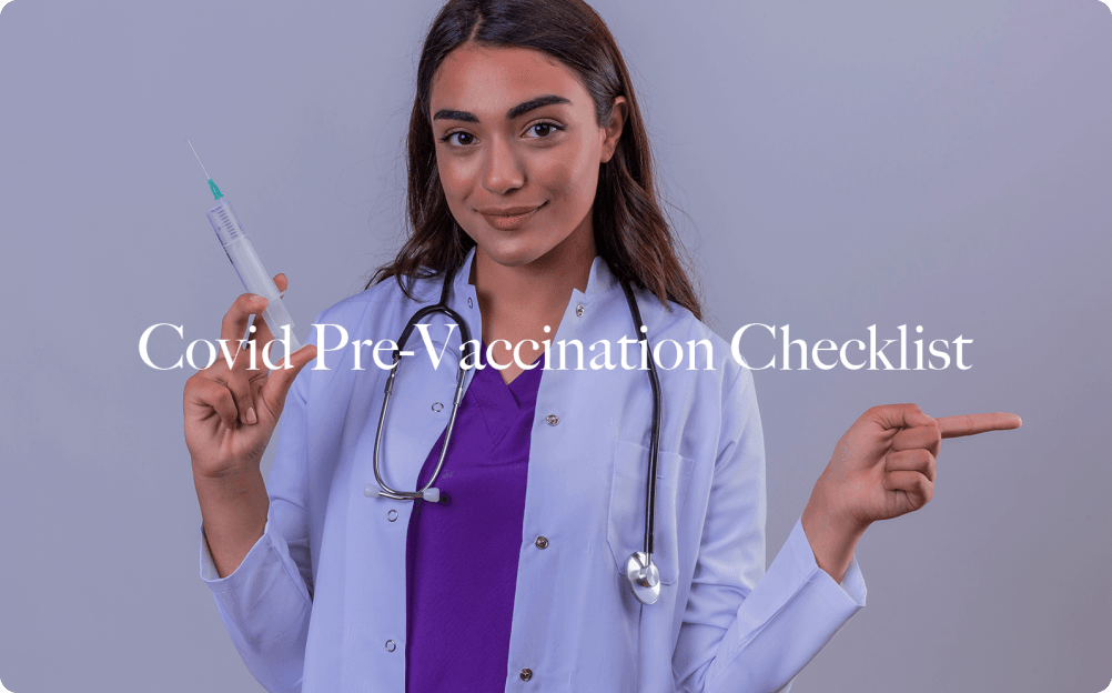 Pre-Vaccination Checklist Template