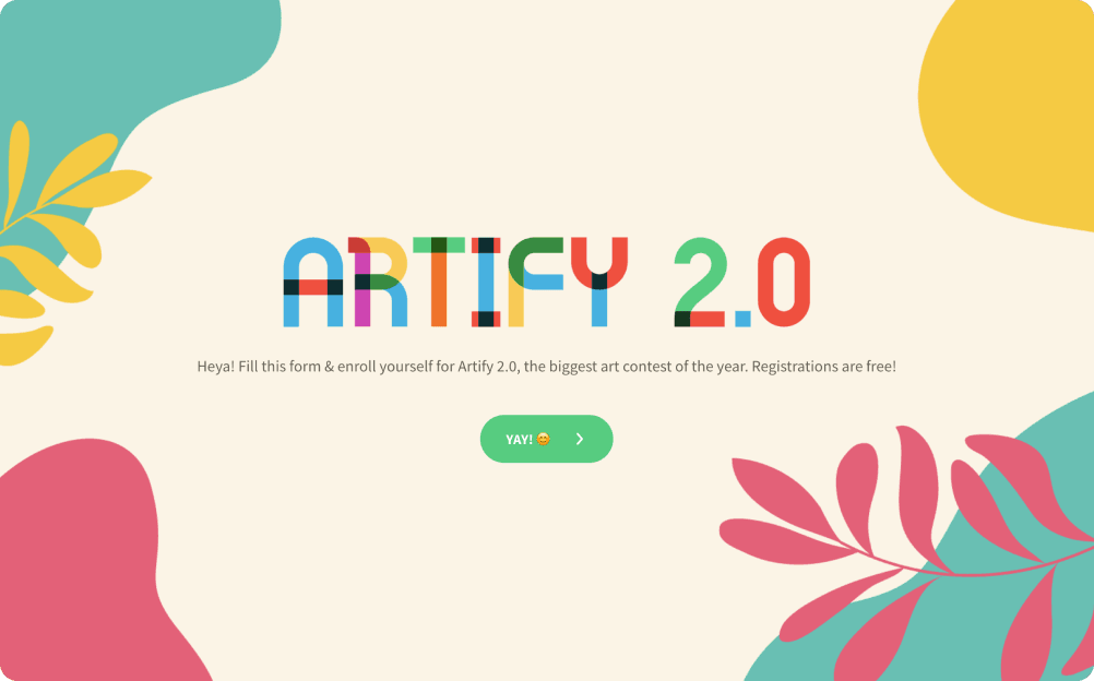 Competition Entry Form Template