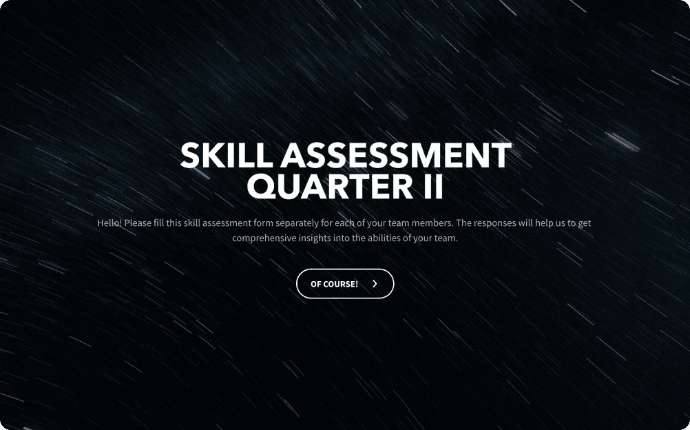 Employee Skill Assessment Questionnaire Template