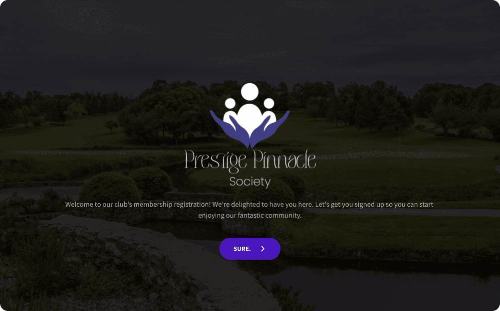 Club Membership Registration Form Template