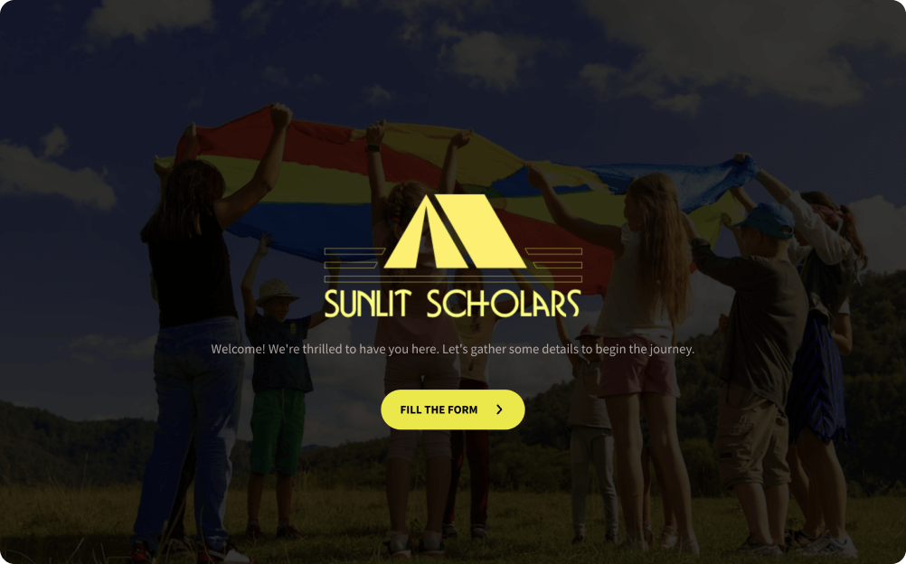 Summer School Registration Form Template