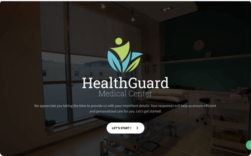 Hospital Admission Form Template