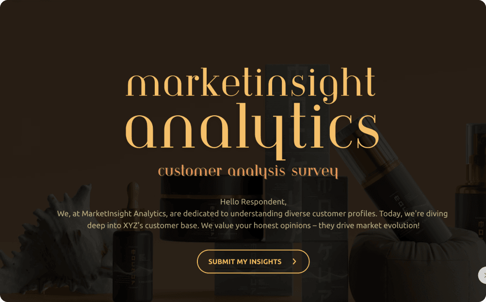 Customer Analysis Survey Template