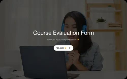 Course Evaluation Form Template Course Evaluation Form Template