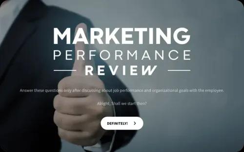 Marketing Performance Review Template Marketing Performance Review Template