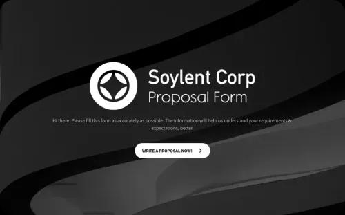 Online Proposal Form Template Online Proposal Form Template