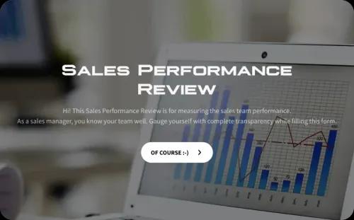 Sales Performance Review Template Sales Performance Review Template