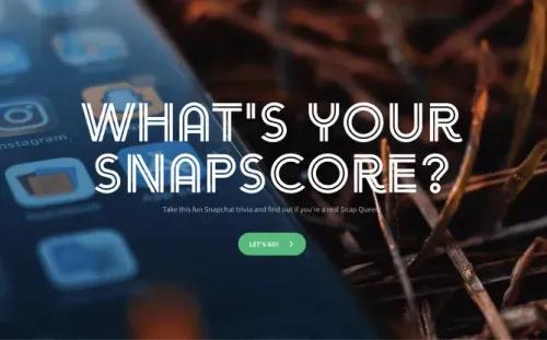 Snapchat Quiz Template Snapchat Quiz Template