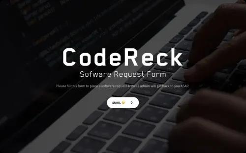 Software Request Form Template Software Request Form Template